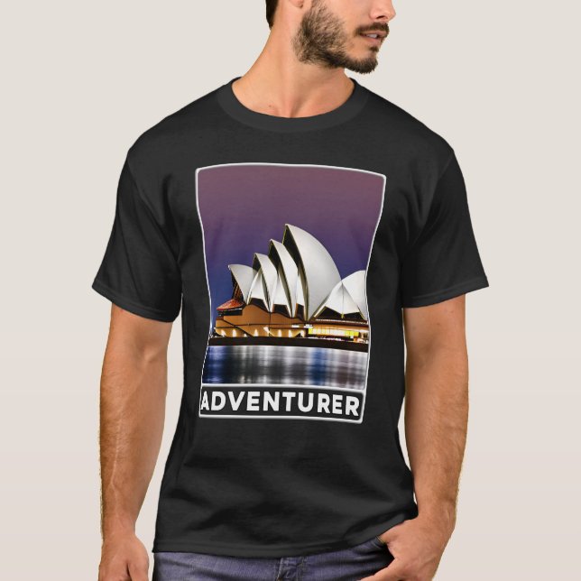Sydney Opera House Sydney Australia Adventurer T-Shirt (Vorderseite)