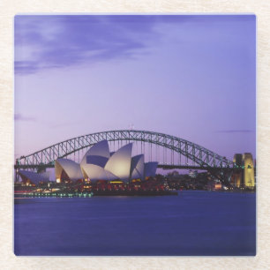 Sydney Opera House und Hafen, New South 2 Glasuntersetzer