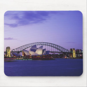 Sydney Opera House und Hafen, New South 2 Mousepad