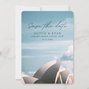 Sydney Opera House Wedding Save the Date Einladung