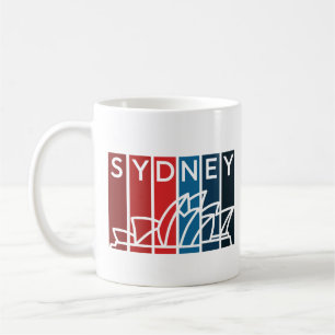 Sydney Opernhaus Abstrakte Kunst für Reisende Kaffeetasse