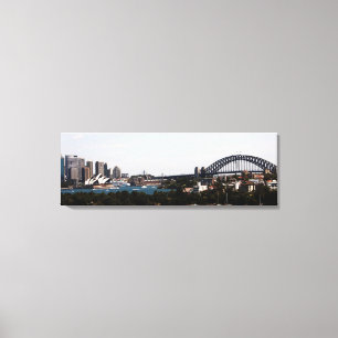Sydney » Opernhaus & Hafenbrücke Leinwand