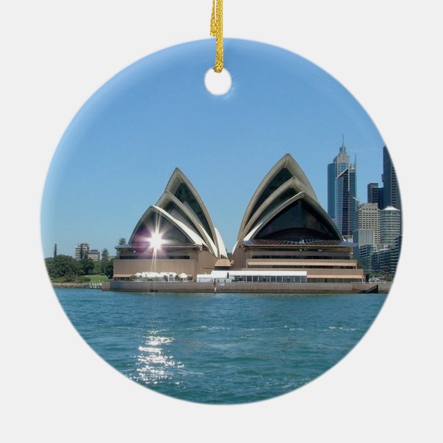 Sydney-Opernhaus Keramik Ornament (Hinten)