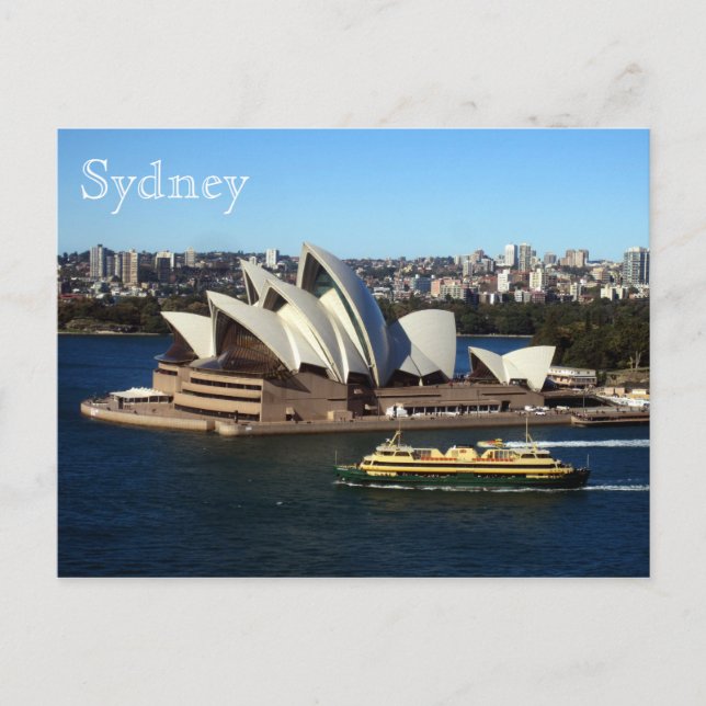 Sydney Opernhaus Postkarte (Vorderseite)
