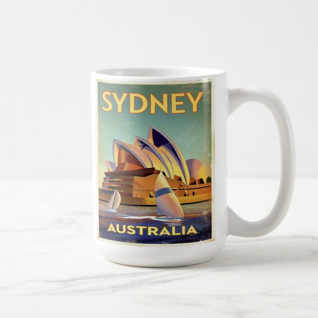 Sydney-Opernhaus vom Hafen Tasse (Rechts)