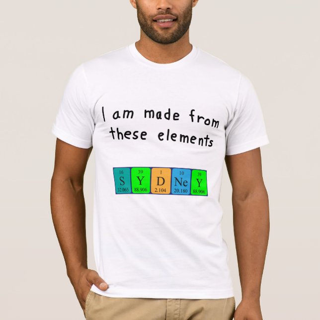 Sydney Periodenname Shirt (Vorderseite)