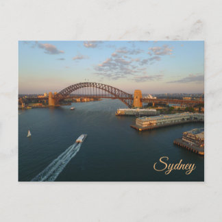 Sydney Postcard - Foto aus der Luft des Hafens von Postkarte