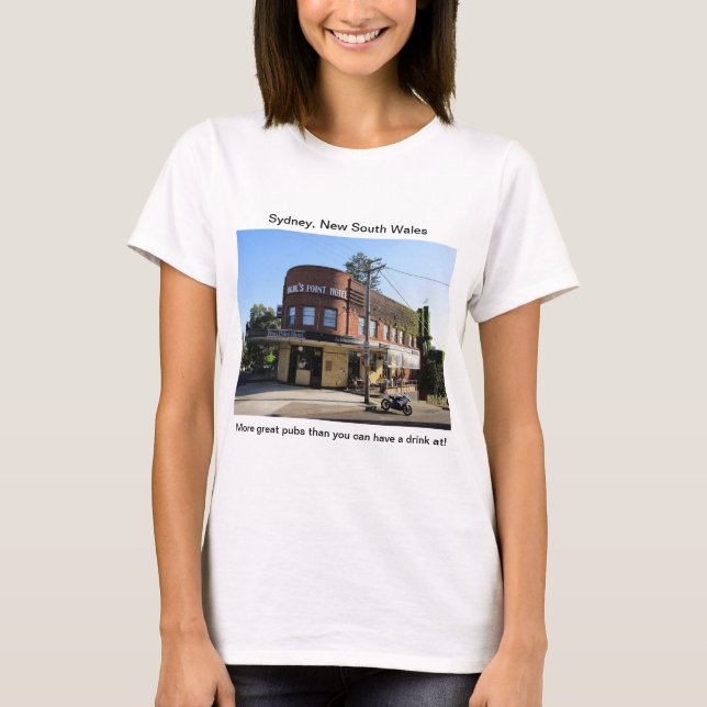 Sydney Pubs: Blues Point Hotel T - Shirt (Vorderseite)