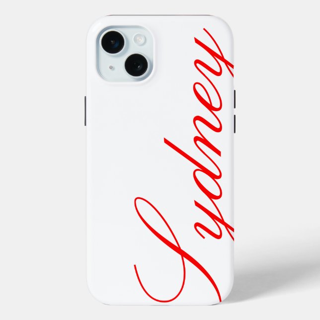 Sydney - schöner iPhone Case (Rückseite)