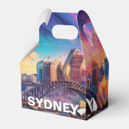 Sydney Skyline Abstrakt Art Geschenkschachtel