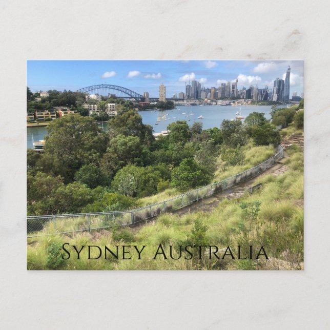 Sydney Skyline-Ansichtskarte Postkarte (Vorderseite)