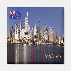SYDNEY, Skyline, Australien, Ozeanien, Kühlschrank Magnet
