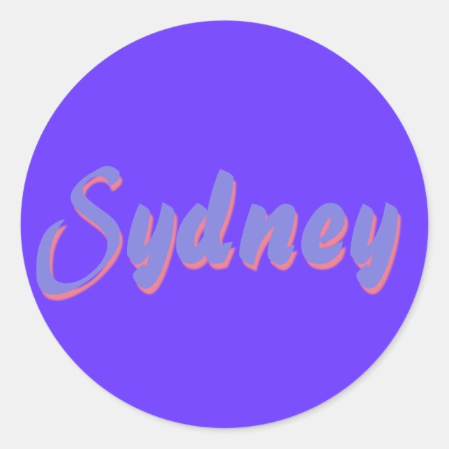 Sydney Stickers (Vorderseite)