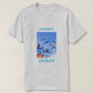 Sydney Summer Pool Australien Reise T-Shirt
