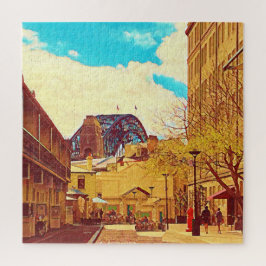 Sydney The Rocks with Harbour Bridge travel Puzzle