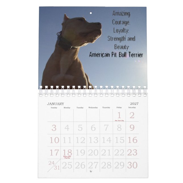 Sydney und Ziggi 2009 Kalender (Jan 2027)