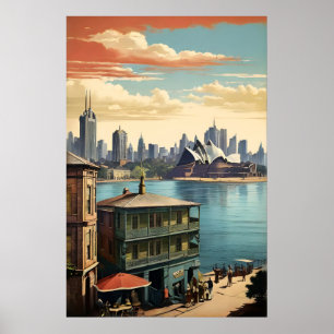 Sydney Vintage-Plakat Poster