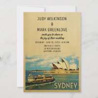 Sydney Wedding Einladung Australien Australien