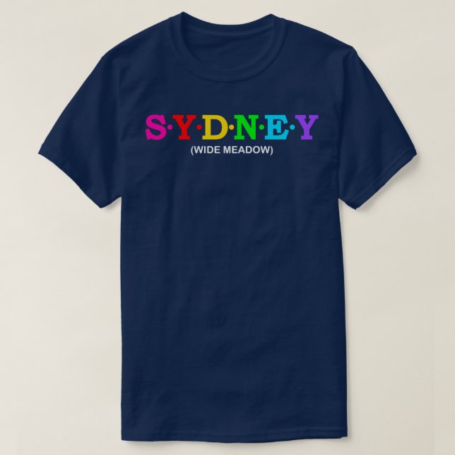 Sydney Wide Meadow T-Shirt (Design vorne)