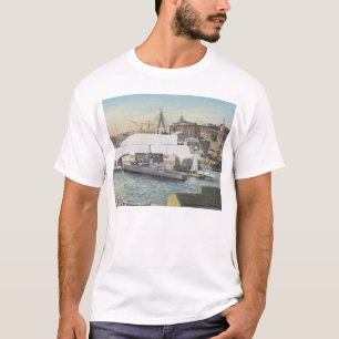 Sydneyseemuseum vom Hotel-Balkon. 1998 T-Shirt