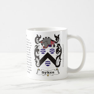 Sykes, der Ursprung, die Bedeutung und das Wappen Kaffeetasse