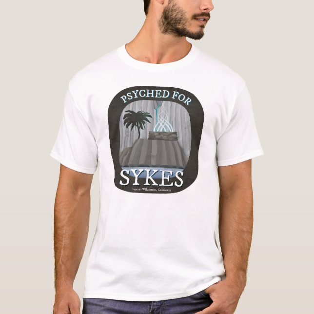 Sykes Lager, Kiefern-Ridge-Spur, heiße Quellen T-Shirt (Vorderseite)