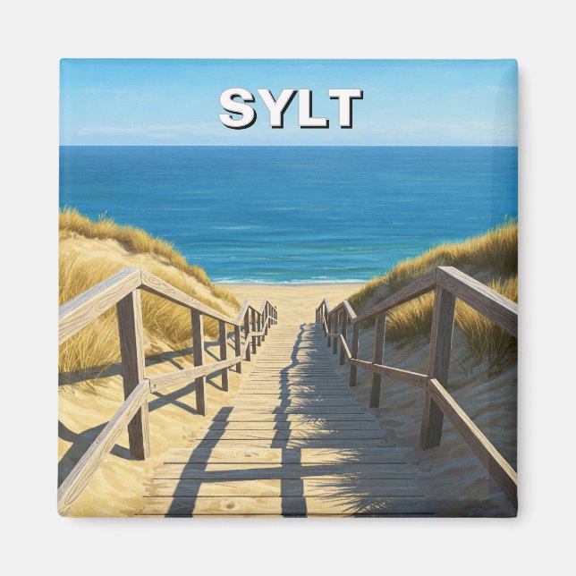 Sylt Germany Travel Magnet (Vorne)