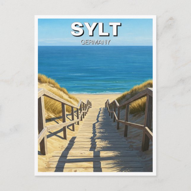 Sylt Germany Travel Postkarte (Vorderseite)