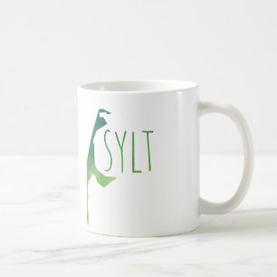 Sylt Karte Kaffeetasse