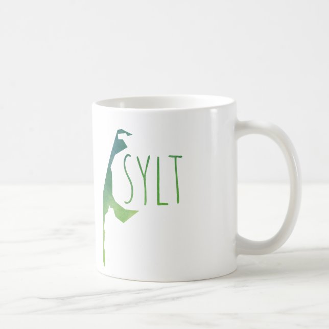 Sylt Karte Kaffeetasse (Rechts)