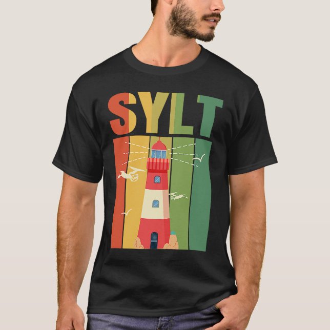 Sylt Westerland Norderney Nordsee Ostsee He T-Shirt (Vorderseite)