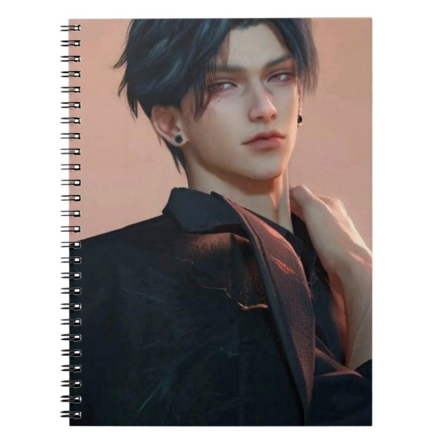 Sylus - Liebe und Deepspace Spiral Notebook Notizblock (Vorderseite)