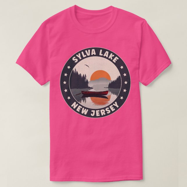 Sylva Lake New Jersey Sunset T-Shirt (Design vorne)