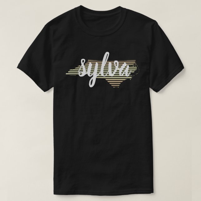 Sylva North Carolina Chill Fade T-Shirt (Design vorne)