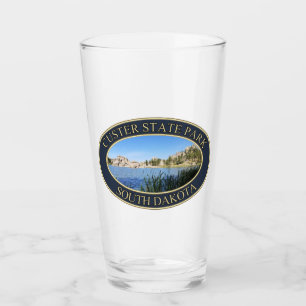 Sylvan Lake am Custer Staat Park in South Dakota Glas