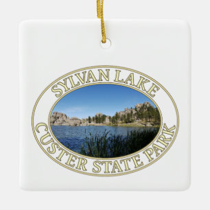 Sylvan Lake, Custer Staat Park, Black Hills, SD Keramikornament