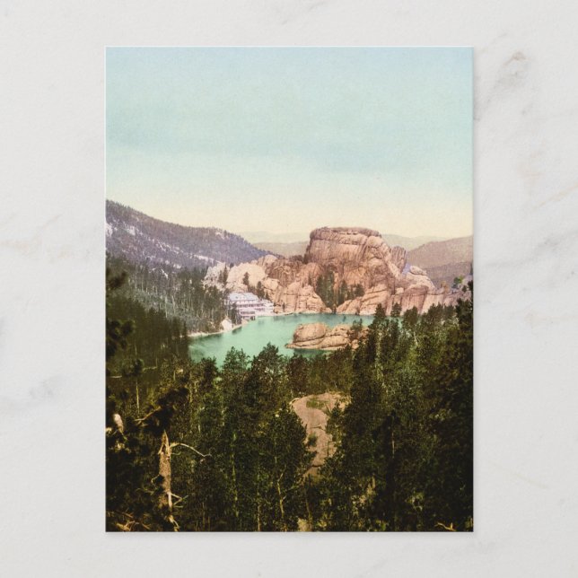 Sylvan See South Dakota Postkarte (Vorderseite)