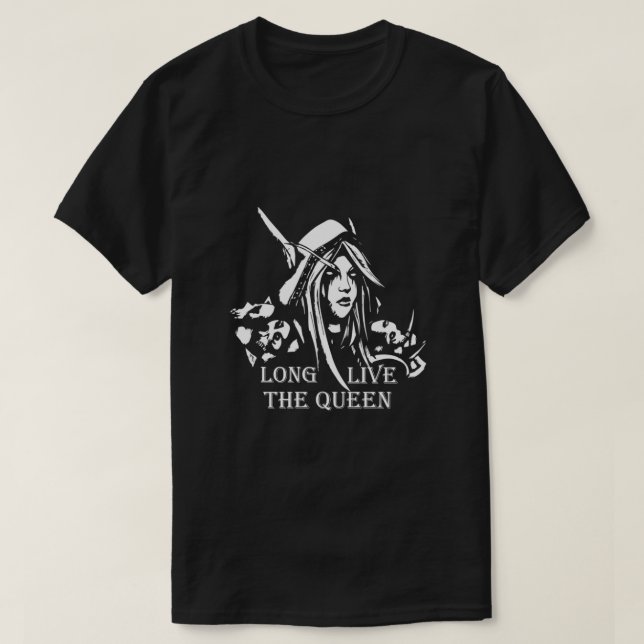 Sylvanas Windrunner Game Fan Art Classic T-Shirt (Design vorne)