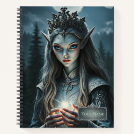 Sylvarae Nightwhisper – Fantasy-Elfen-Zauberin Notizbuch