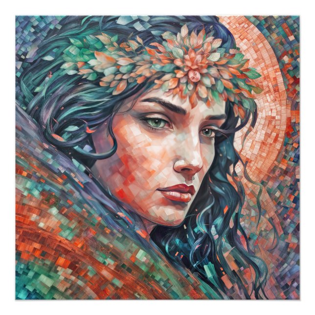 Sylvarra - Flüstern in den Tesserae Fotodruck (Vorne)