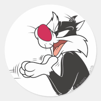 SYLVESTER™ Gummipfeifen Runder Aufkleber
