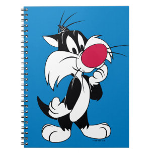 Sylvester Jr.   Klassische Pose Notizblock
