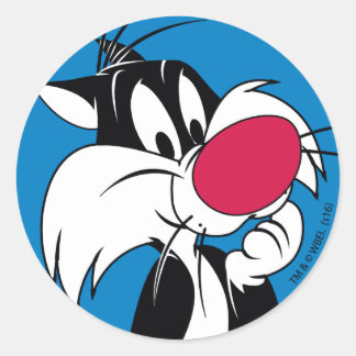 Sylvester Jr. | Klassische Pose Runder Aufkleber
