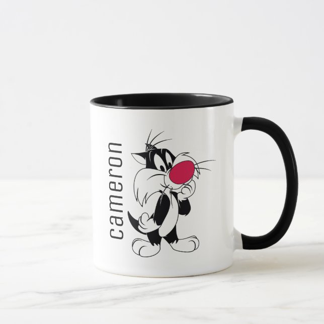 Sylvester Jr. | Klassische Pose Tasse (Rechts)