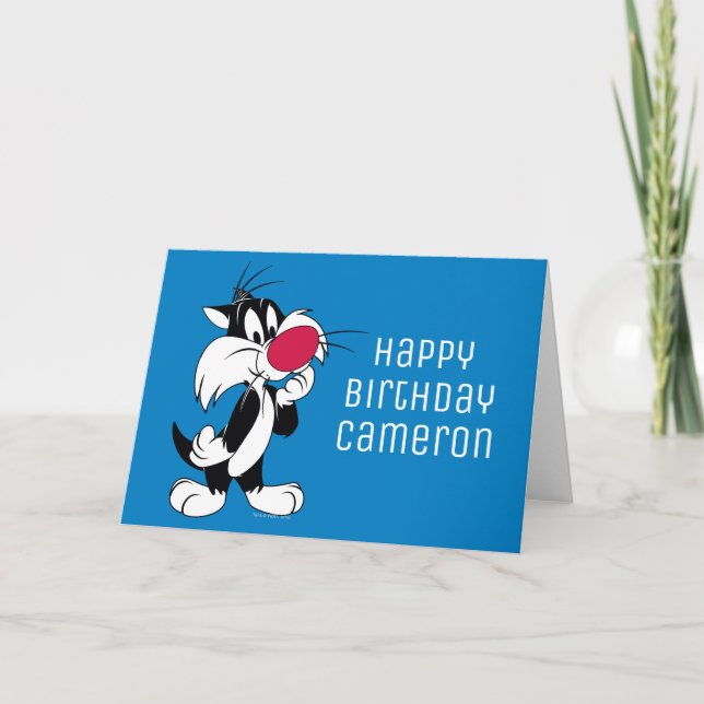 Sylvester| Klassische Pose Karte (Vorderseite)