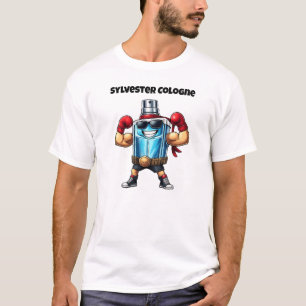 Sylvester Köln – Lustige Köln Flasche Cartoon T-Shirt