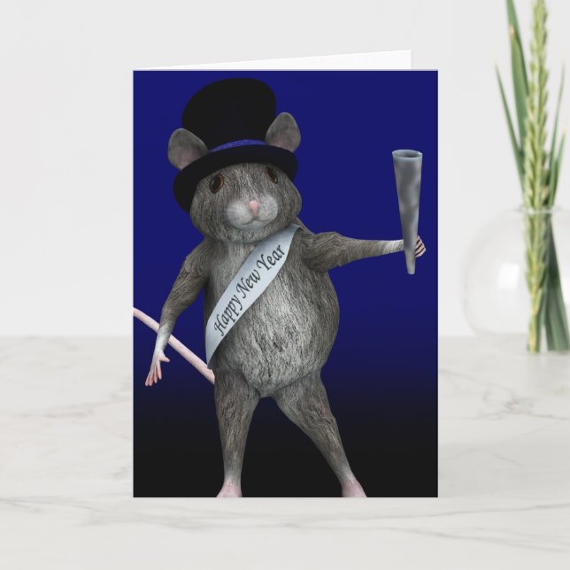 Sylvester Mouse Feiertagskarte (Vorderseite)