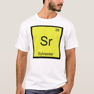 Sylvester Name Chemie Element Periodensystem T-Shirt