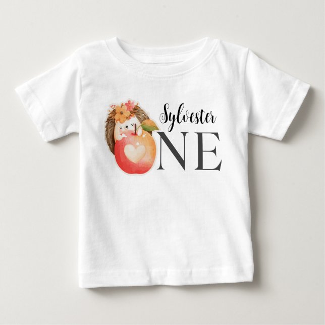 Sylvester One baby girl First Birthday Party Baby T-shirt (Vorderseite)