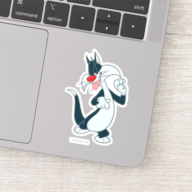 Sylvester Paw Up Aufkleber (Detail)